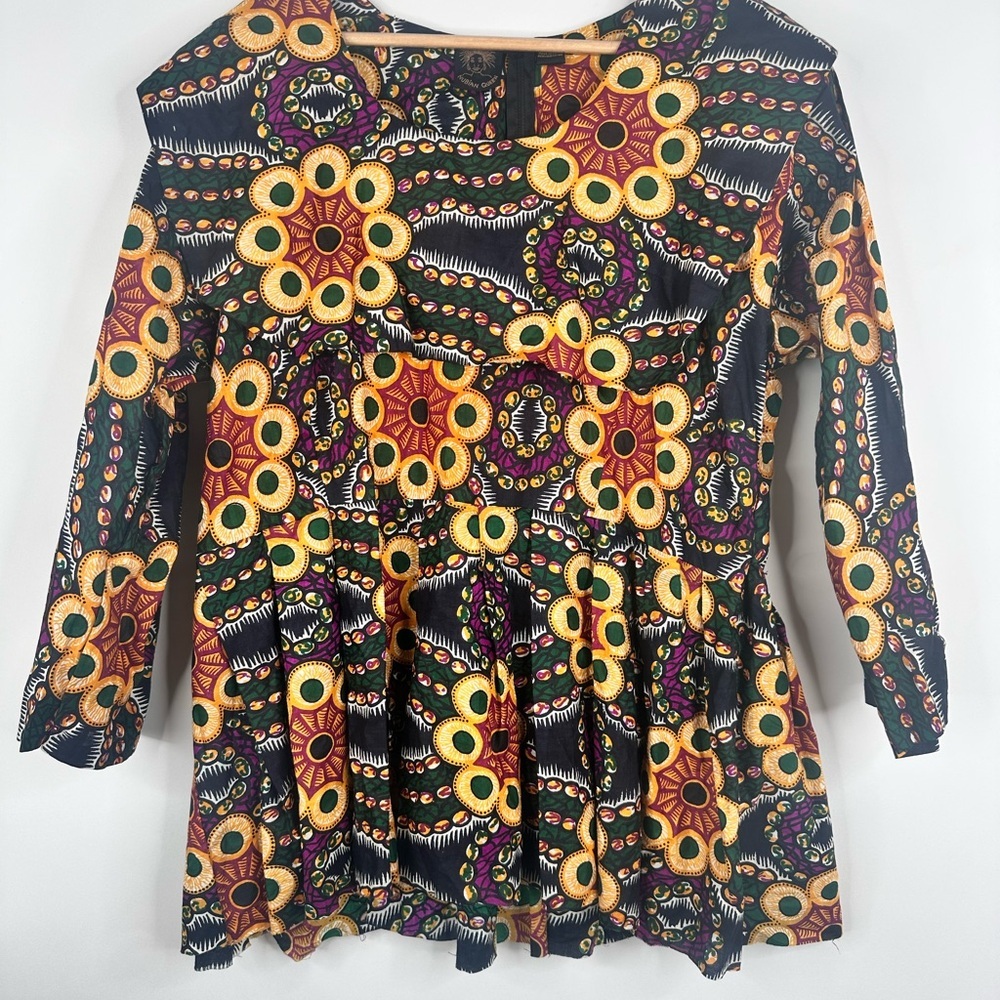 Nubian Queen High Low Top w/ matching scarf/head dress size 20